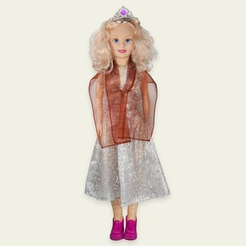 Кукла ToyCloud "Happy Girl" с диадемой (79 см) KT8000B