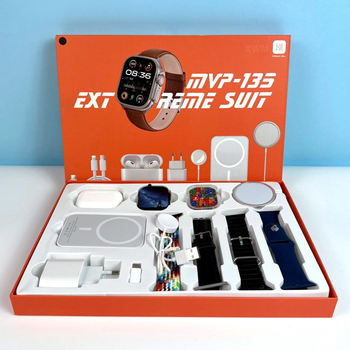 Набор Megabox Smart Watch MVP-135 Ultra 2 с 4 ремешками + TWS