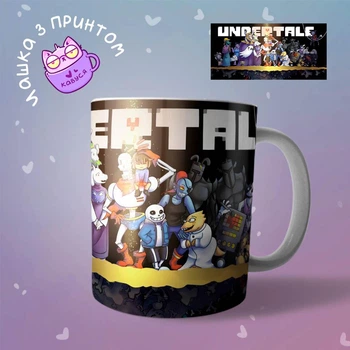 Керамическая Чашка кружка Undertale Андертейл "4