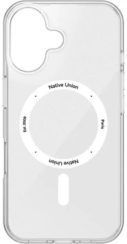 Чехол Native Union (RE) Clear Case Clear для iPhone 16 Прозрачный (RECLE-TRA-NP24)