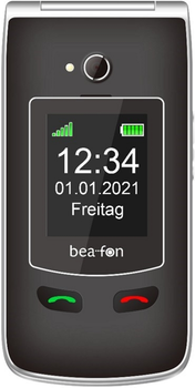 Мобільний телефон Beafon SL645 Plus Silver Line Black/Silver (SL645plus_EU001B)