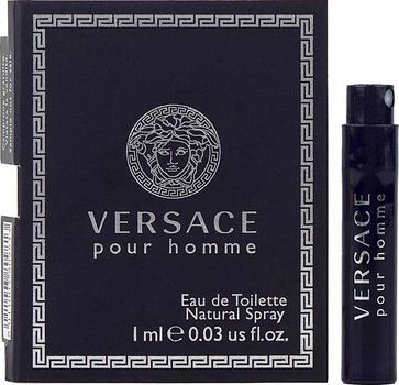 Пробник Туалетная вода для мужчин Versace Pour Homme 1 мл (8011003809813)