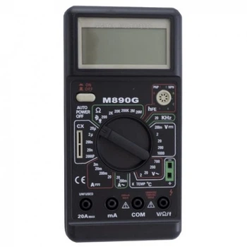 Мультиметр-тестер цифровий з термопарою Digital Tech M890G