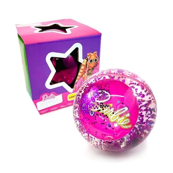 М'яч Barbie, водяний, блиск, LED світло 99-0085