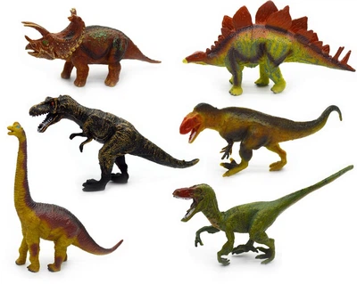 Фигурки динозавров ToyCloud "Jurassic Era" 6 штук 2093A