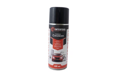 Силиконовая смазка Intertool 400 мл для авто защита резины и пластика смазка для уплотнителей (IT-DR_11N)