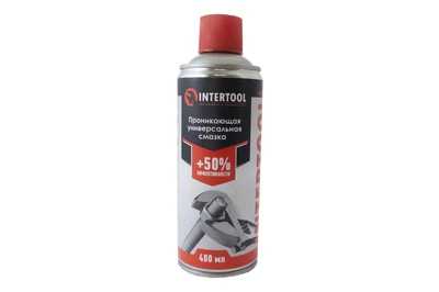 Смазка проникающая Intertool 400 мл силиконовая для авто защиты резины смазка для уплотнителей (DR-P_33IT)