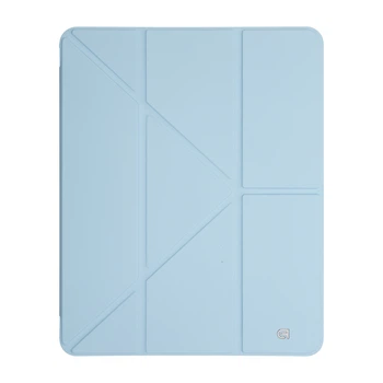 Чехол-книжка для планшета Apple iPad Pro 13 (2024)/Pro 13 (2025) M5, Y-Type PEN, Голубой, магнитный, с держателем для стилуса, противоударный, обложка с функцией подставки, экокожа + ТПУ, функция автоматического пробуждения/сна