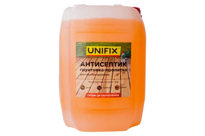 Антисептик грунтовка-пропитка Unifix 10 кг для древесины защита от плесени и грибка обработка дерева (DR-P_33IT)