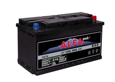 Акумулятор ALFA 110h 900A (- +)
