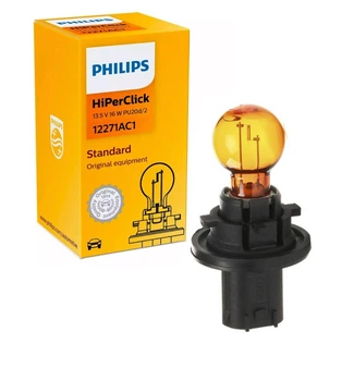 Галогеновая лампа PHILIPS Hiper Click pcy16w pu20d/2 12V 16W Standard 12271AC1 картон Жёлтая (01275)