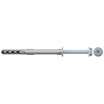 SXR 10 x 80 FUS Фасадный дюбель fischer с шестигранным шурупом со шлицем TORX и фланцем по бетону и кирпичу