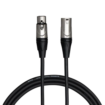 Кабель мікрофонний Cascha CCA-M1BK6 (Advanced Line Microphone Cable, Black, 6 м)