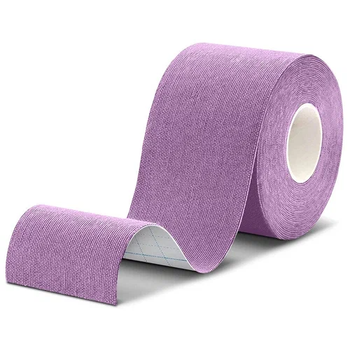 Кинезиологический тейп Kinesiology Tape XS 2.5см - 5м кинезиологическая лента Purple (17016)