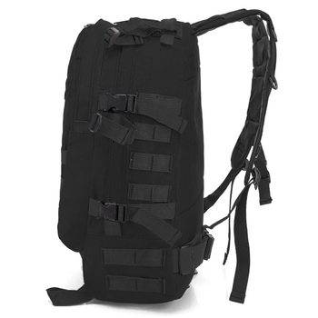 Тактичний рюкзак Assault M-11 Oxford 600D MOLLE Black (ws69791)