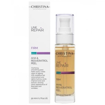 Пилинг Christina с AHA-кислотами и ресвератролом Line Repair Firm AHA & Resveratrol Peel 50 мл