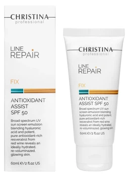Антиоксидантний лосьйон Christina з SPF 50 Line Repair Fix Antioxidant Assist SPF 50 60 мл