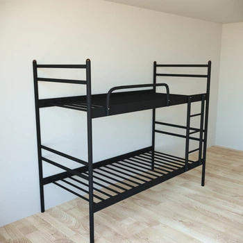 Кровать двухъярусная Tobi Sho COMFORT DUO металлическая 190X80 Черный