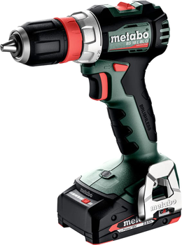 Аккумуляторная бесщеточная дрель-шуруповерт Metabo BS 18 L BL Q 18 В + два аккумулятора 2 А⋅ч LiPower + зарядное устройство SC 30 metaBOX 145 (613156500)