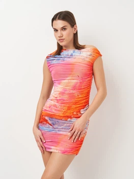 Плаття жіноче Zara 5039/376 S Помаранчеве (05039376330027)