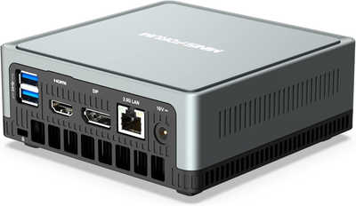 Мини ПК MINIS FORUM UM350 / AMD Ryzen 5 3550H / RAM 16GB / SSD 512GB / Radeon Vega 8 / HDMI / DisplayPort / LAN / Wi-Fi 5 / Bluetooth 5.0 / Windows 11 / Silver