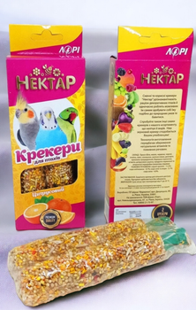 Лакомство для птиц - крекер цитрусовый "Нектар" Лори - уп. 2 шт