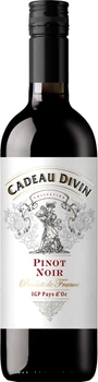 Вино Cadeau Divine Pinot Noir IGP Pays d'Oc червоне сухе 0.75 л 13% (3770026797068)