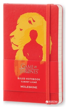 Записная книга Moleskine Game of Thrones 9 х 14 см 192 страницы в линейку Красная (8051272893076)