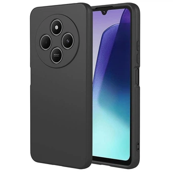 Чохол Fiji Full Soft Premium для Poco C75 протиударний бампер з мікрофіброю Black