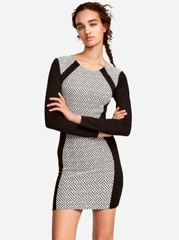 Сукня H&M 501376П 34 чорно-білий