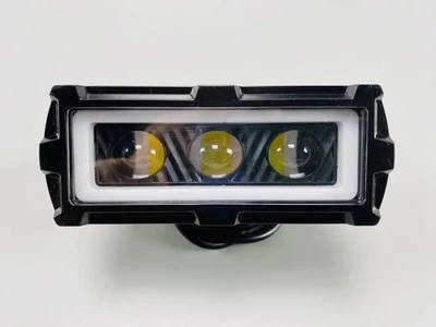 Фара-LED Прямоугольник 40W 125*50*55мм 3 LED Чип 3D Линза 9-32V 6000K IP67 LED Чип 3030 W16