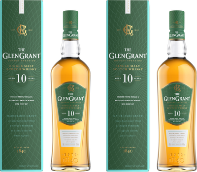 Набор Виски The Glen Grant 10 лет выдержки 0.7 л 40% + Виски The Glen Grant 10 лет выдержки 0.7 л 40% (080432402979)