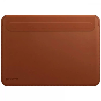 Чехол для ноутбука макбука Proove Leather Sleeve MacBook 15,4"/16,2" brown