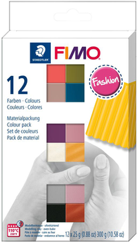 Zestaw gliny polimerowej Fimo Soft Fashion 12 kolorów x 25 g (4007817053447)