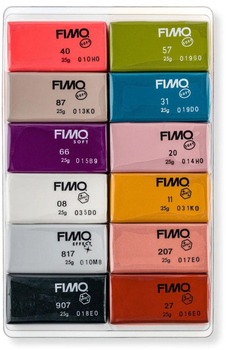 Набір полімерної глини Fimo Soft Fashion 12 кольорів x 25 г (4007817053447)