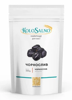 Чернослив сушеный без косточек KoloSalno 250 г