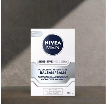 Набір для догляду за тілом Nivea Men Sensitive Recovery Гель для душу 250 мл + Антиперспірант кульковий 50 мл + Бальзам після гоління 100 мл + Пінка для гоління 200 мл (9005800382968)