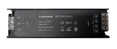 Блок питания LUMINARIA B-24V-200W 195х55х26 IP20