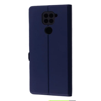 Чехол книжка VVave Premium Snap Case для Xiaomi Redmi Note 9 blue