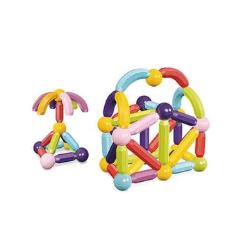 Детский магнитный конструктор Magnetic Sticks XC-C 13 на 42 детали, 4 типа элементов