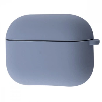 Чехол силиконовый с микрофиброй Wave Premium Silicone Case для Apple AirPods Pro lavender gray