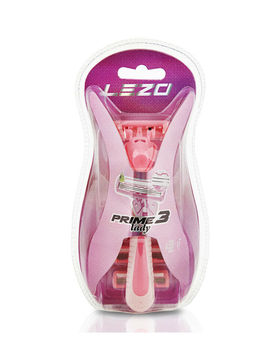 Багаторазовий станок для гоління LEZO PRIME 3 LADY (6930519244241)
