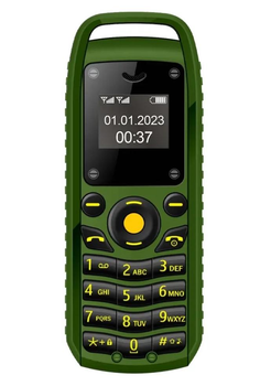 Міні мобільний телефон Miniphone SERVO B25 зелений