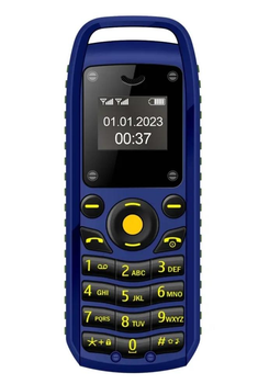 Міні мобільний телефон Miniphone SERVO B25 синій