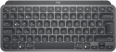 Клавіатура Logitech MX Keys Mini Minimalist Wireless, US, Graphite
