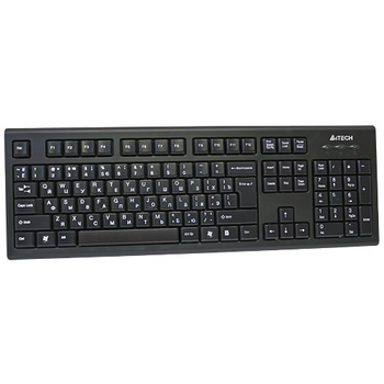 Клавіатура дротова A4tech KR-85, PS/2, стандартна, Black