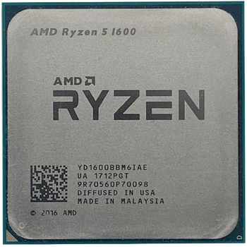 Процесор AMD Ryzen 5 1600 3.2GHz/16MB (YD1600BBM6IAF / YD1600BBM6IAE) sAM4 Tray