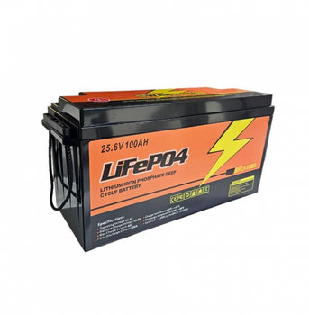 Акумулятор GI003-POW-100AH-25 100AH/24VKA LiFePO4 (літій залізо фосфатний, 24V 100Ah 2,4 кВт/год)
