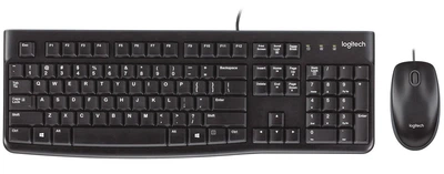 Клавиатура и мышь Logitech MK120 USB UA Black (920-002563)