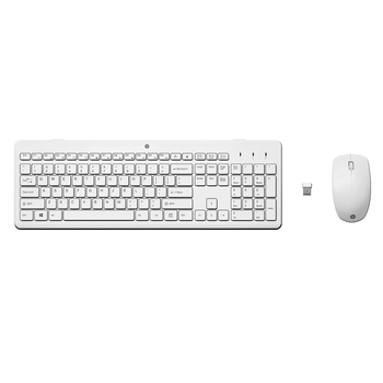 Клавиатура и мышь беспроводная HP 230 Wireless UA White (3L1F0AA)